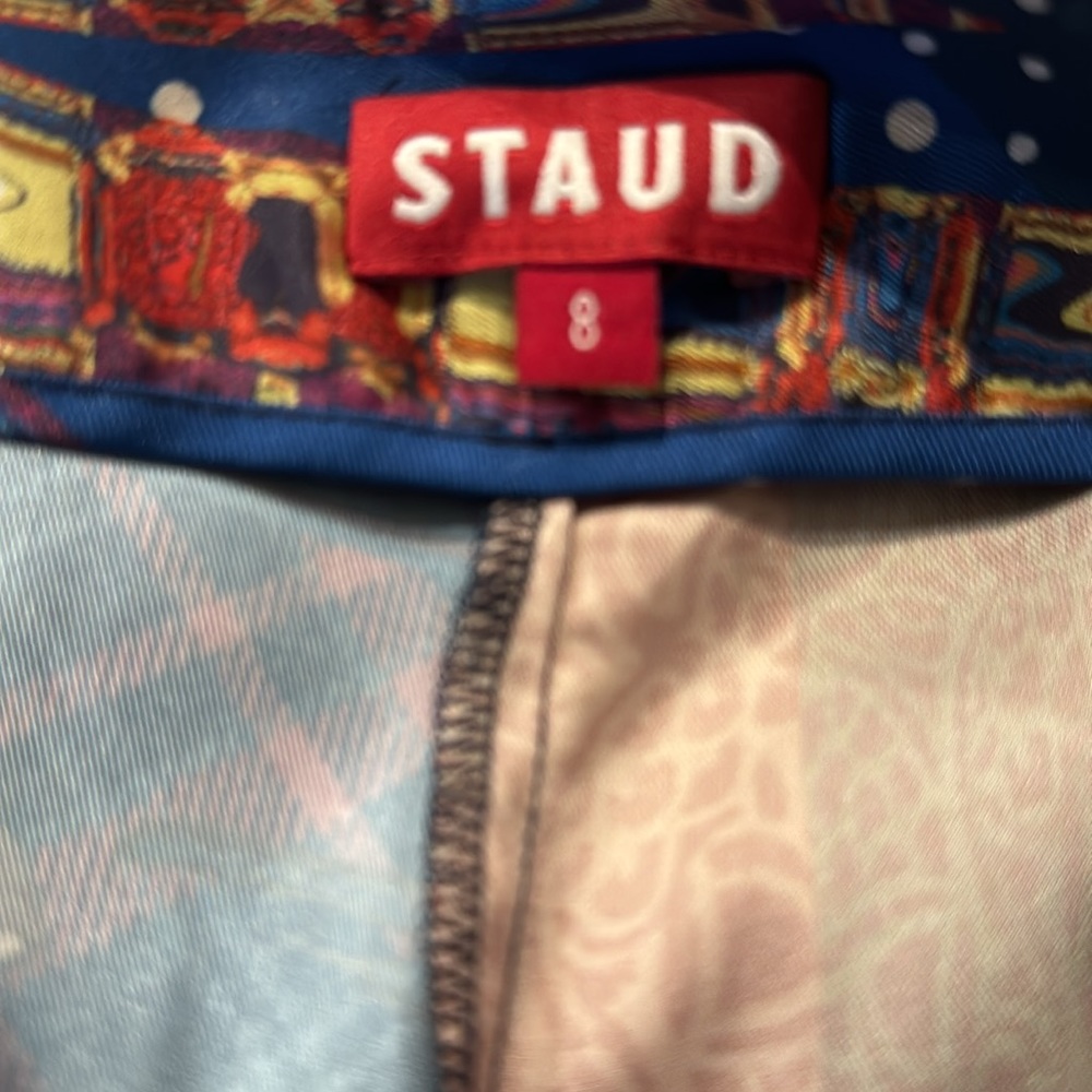 STAUD Multicolor Patchwork Pants - Picture 16 of 16